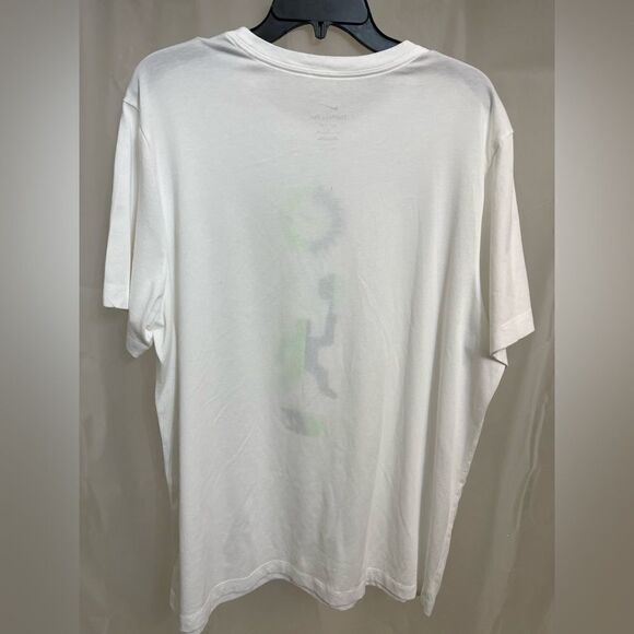 NIKE Dri-FIT "Festival" White/Court Purple Basketball T Shirt - Picture 4 of 4